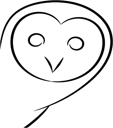 Tatuagem de coruja minimalista image