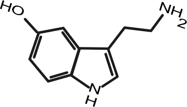 Serotonina-formula image
