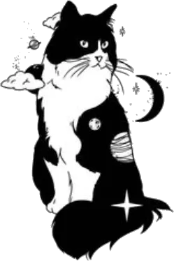 Gato con Luna image