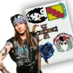 Axl temporary tattoo thumb 0
