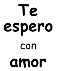 Te espero com amor