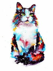 Aquarellkatze