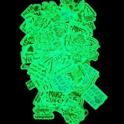 Set de 130 Tatuajes Fluorecentes surtidos para Bodas image
