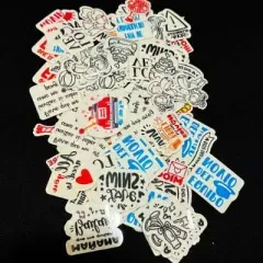 Set de 130 Tatuajes Fluorecentes surtidos para Bodas thumb 1