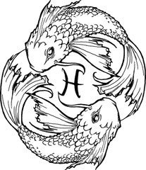 Piscis 5 – Tatuajes temporales del zodiaco