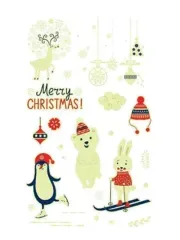Fluffy Christmas decal set thumb 1