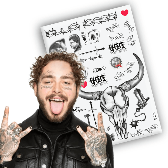 Post Malone decal image