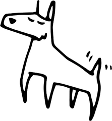 Perro Cool – Tatuajes temporales de animales