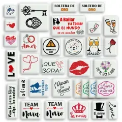 Pack de 130 Tatuajes surtidos para Bodas thumb 2