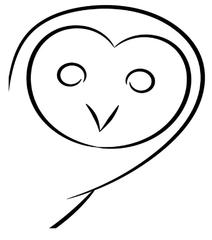 Minimalist Owl Tattoo thumb 1