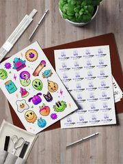 Hoja de Tatuajes Temporales con los diseños que quieras