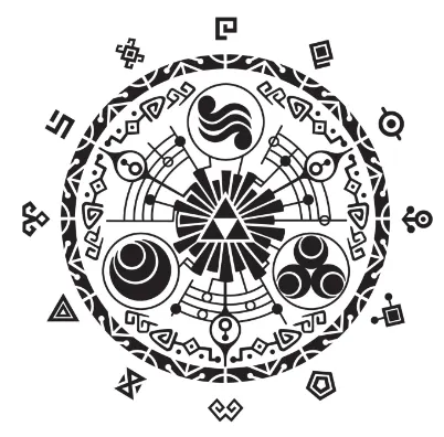 Black Triforce image