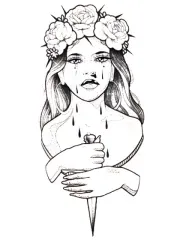 Rosalia's tattoos thumb 2