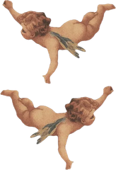 Flying cherubs – pair thumb 2