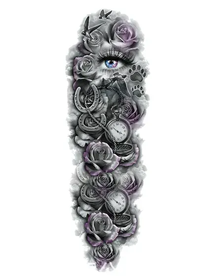 Arm roses and eye image
