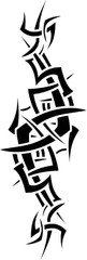 Brazalete Espinas – Tatuajes temporales tribales