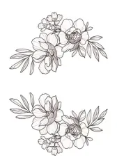 Blumenarrangement auf der Brust thumb 1