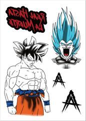 Tatuajes Temporales Anuel AA - Estilo Trap Latino - Para Conciertos, Fiestas y Fans del Trap (Set Completo) thumb 3