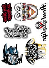 Tatuajes Temporales Anuel AA - Estilo Trap Latino - Para Conciertos, Fiestas y Fans del Trap (Set Completo) thumb 2