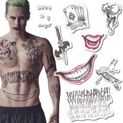 Tatuaje Joker (Set Cara y Brazos)