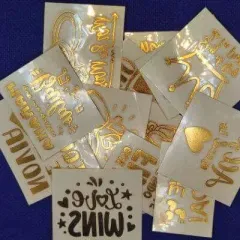 Set de 60 Tatuajes dorados surtidos para Bodas thumb 2