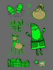 Jack Frost Christmas decal set thumb 4
