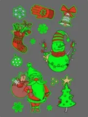 Jack Frost Christmas decal set thumb 2