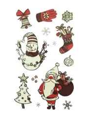 Jack Frost Christmas decal set thumb 1