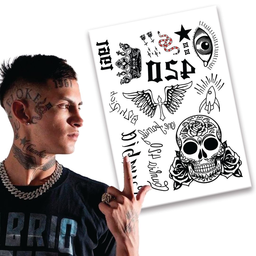 L-Ghent temporary tattoo image