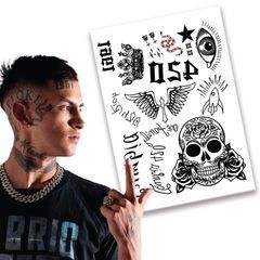 L-Ghent temporary tattoo