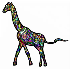 Colorful Giraffe thumb 1