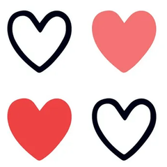   Corazones en Pareja