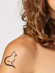 Cat Temporary Tattoo thumb 1