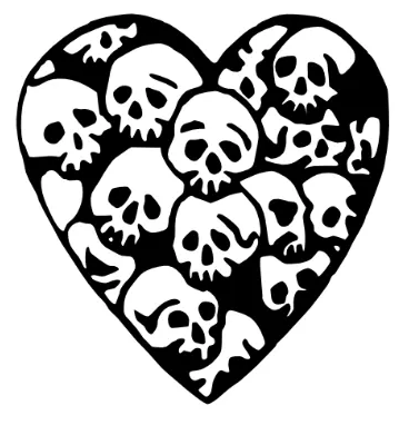 Corazon de calaveras image