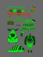 Christmas Monsters Sticker Set thumb 2