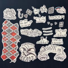 Tatuagens temporárias do Esquadrão Suicida da Arlequina thumb 1