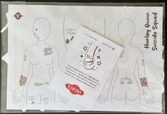 Tatuagens temporárias do Esquadrão Suicida da Arlequina thumb 5