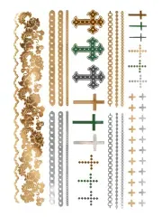 Metallic crosses