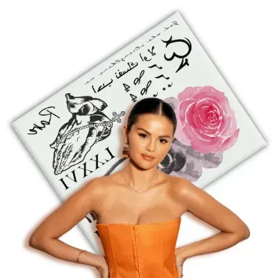 Slelena Gomez decal image