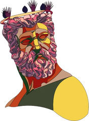Statua colorata