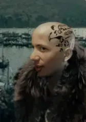 Vikings head tattoo