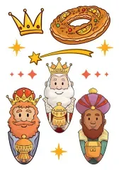 Three Wise Men decal set