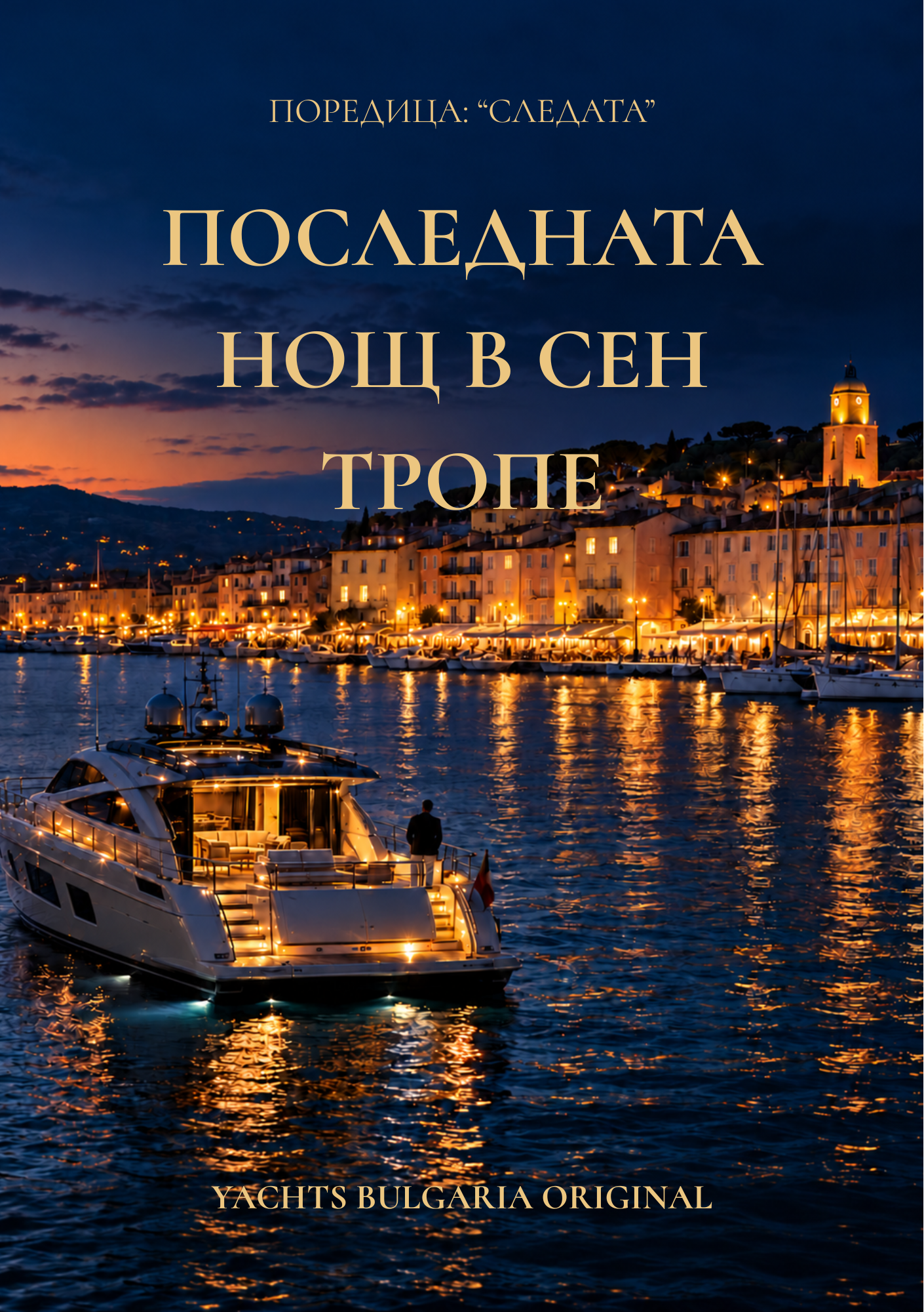 ПОСЛЕДНАТА НОЩ В СЕН ТРОПЕ: ПЪРВИЯТ РОМАН НА YACHTS BULGARIA