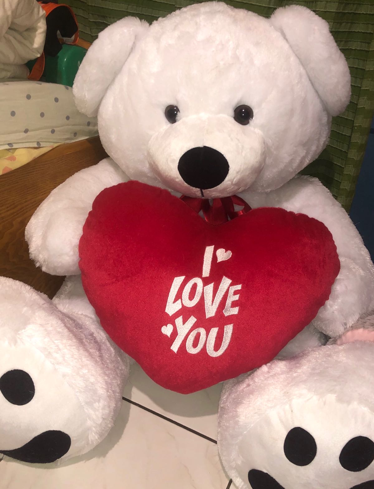 ours en peluche i love you