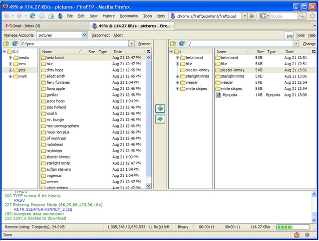 FireFTP in the 2000s