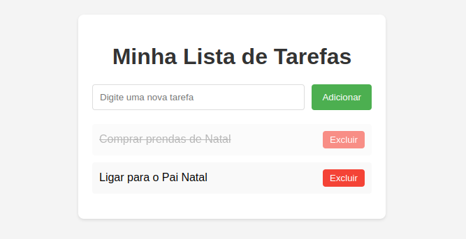 A nossa App ToDo List