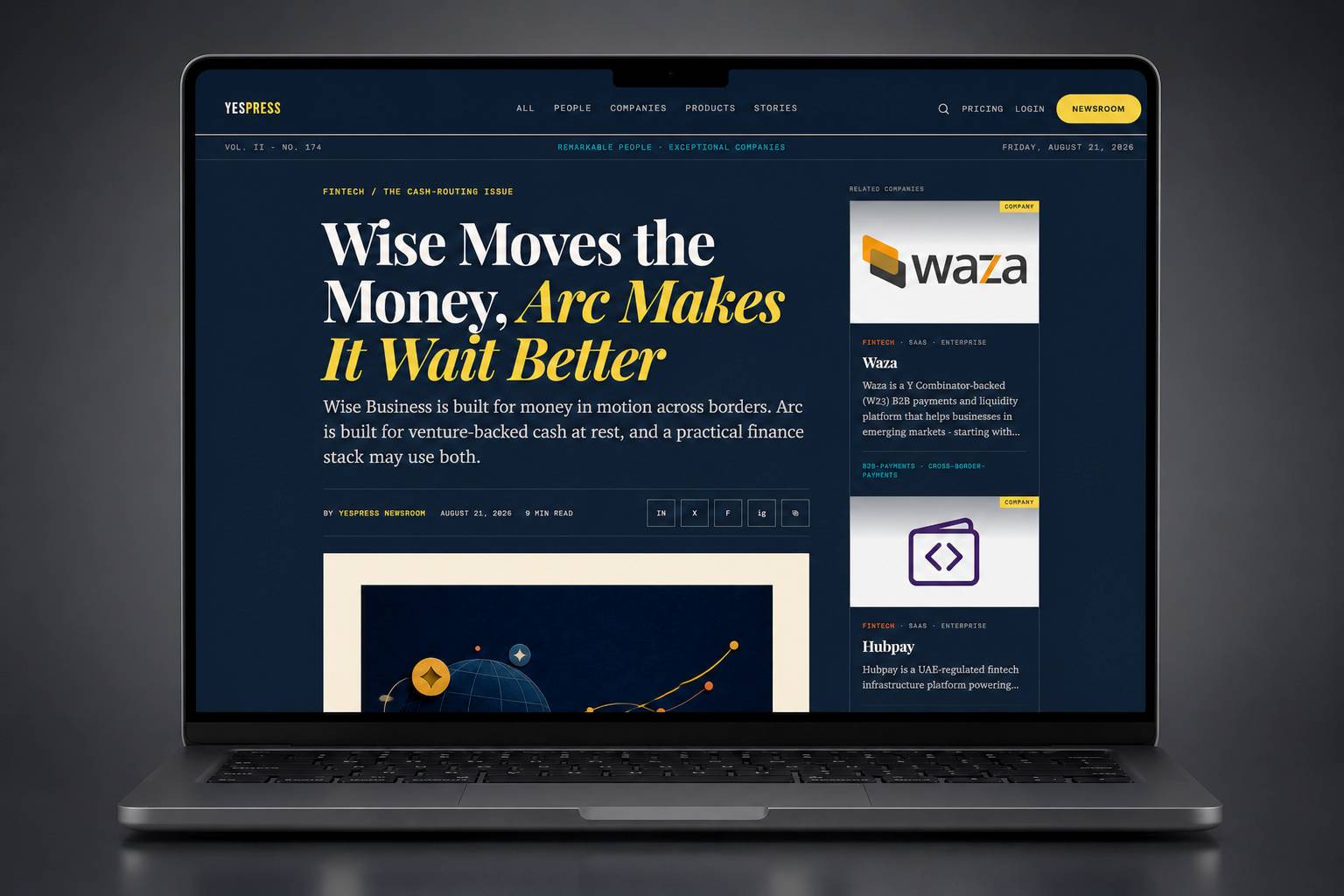 Promoted company placements appear alongside relevant features.