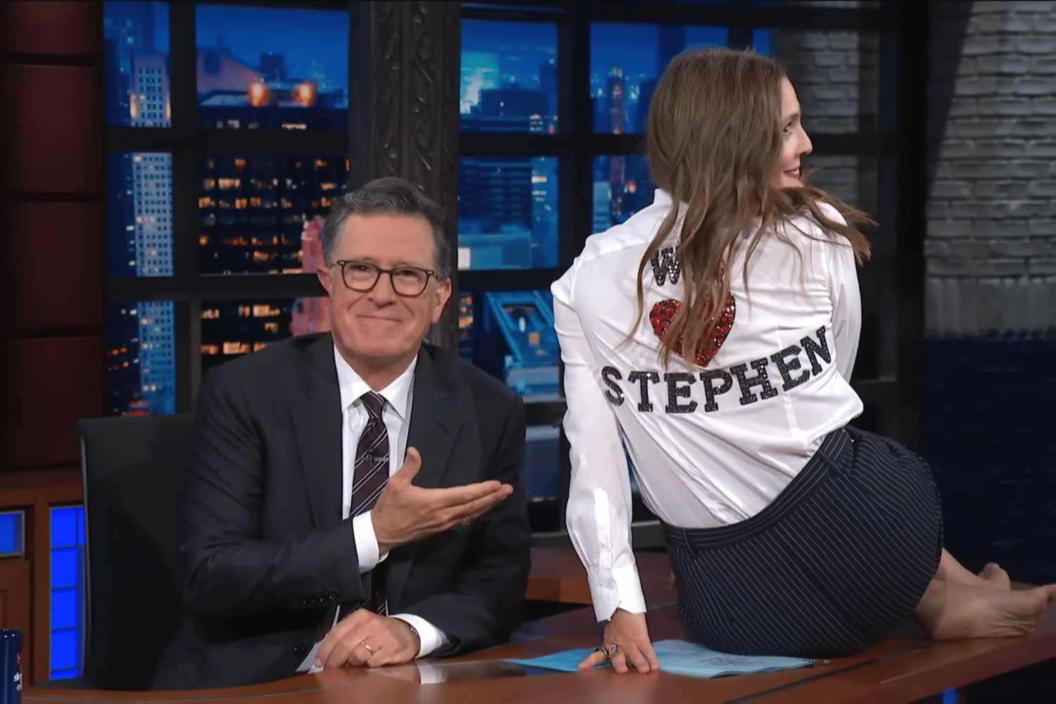 Stephen Colbert, Late Show host and political comedian, CBS New York