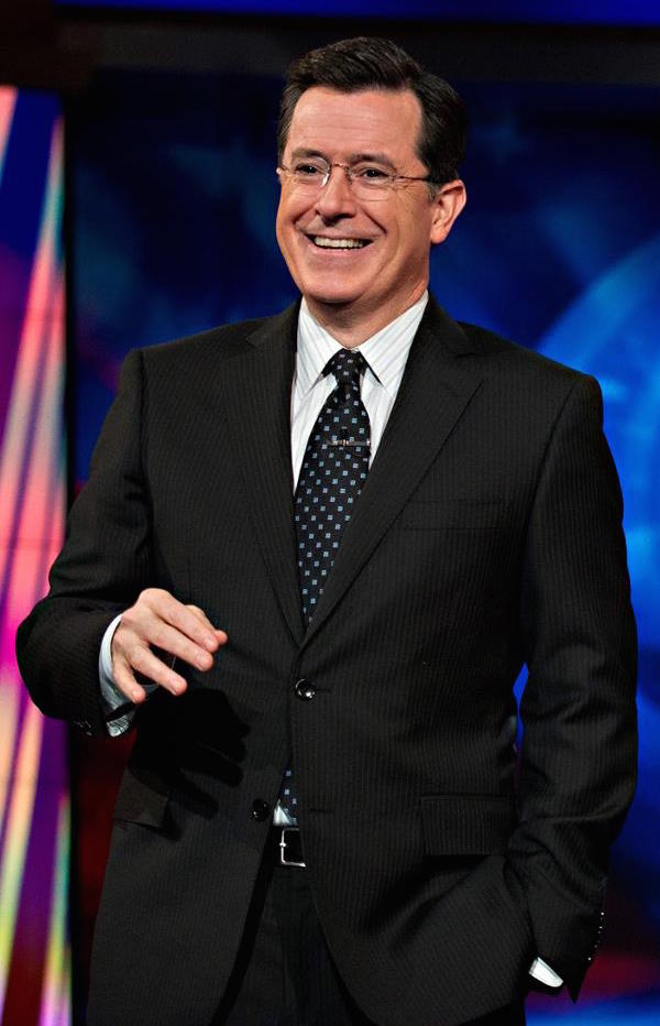 Stephen Colbert on stage