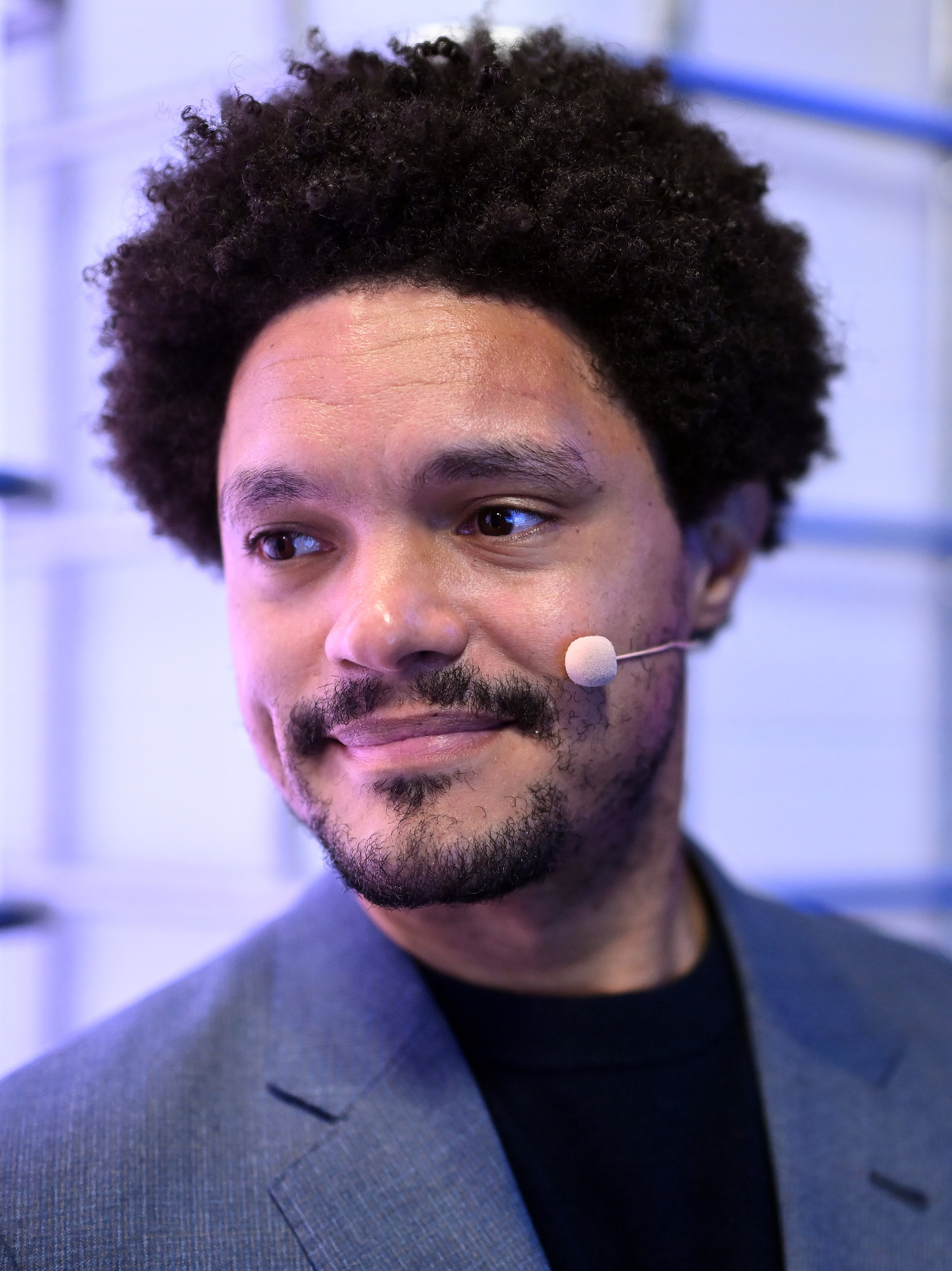 Trevor Noah performing stand-up comedy